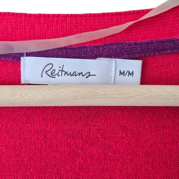 Reitmans Magenta Cardigan Size M - Picture 5 of 5